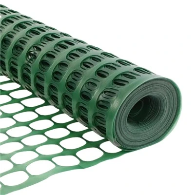 Pagaidu plastmasas dārza žogs